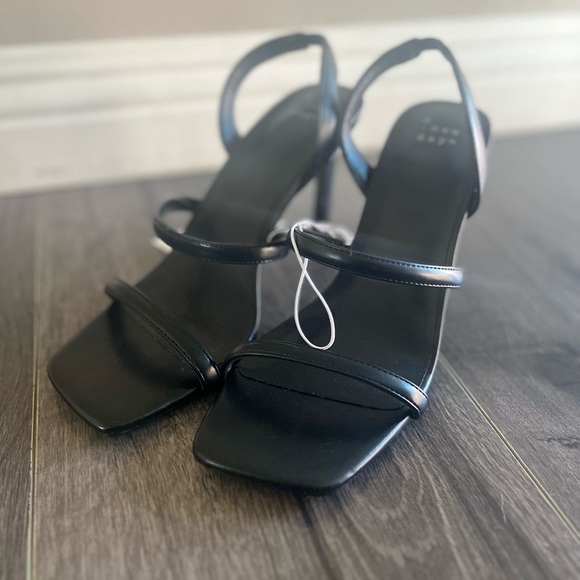 a new day Shoes - Black strap heels